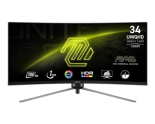 MSI MONITOR GAMING MAG 345CQR, CURVED VA UWQHD, 34", 21:9, 300CD/M2, 100.000.000:1, 1MS, 180Hz, 3440x1440, 2x HDMI/ DISPLAY PORT/ HEADPHONE OUT, BLACK, HAS, 3YW.